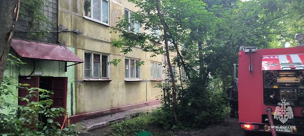 Опубликованы кадры с места смертельного пожара под Москвой
